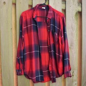 Red and Black Soft Flannel